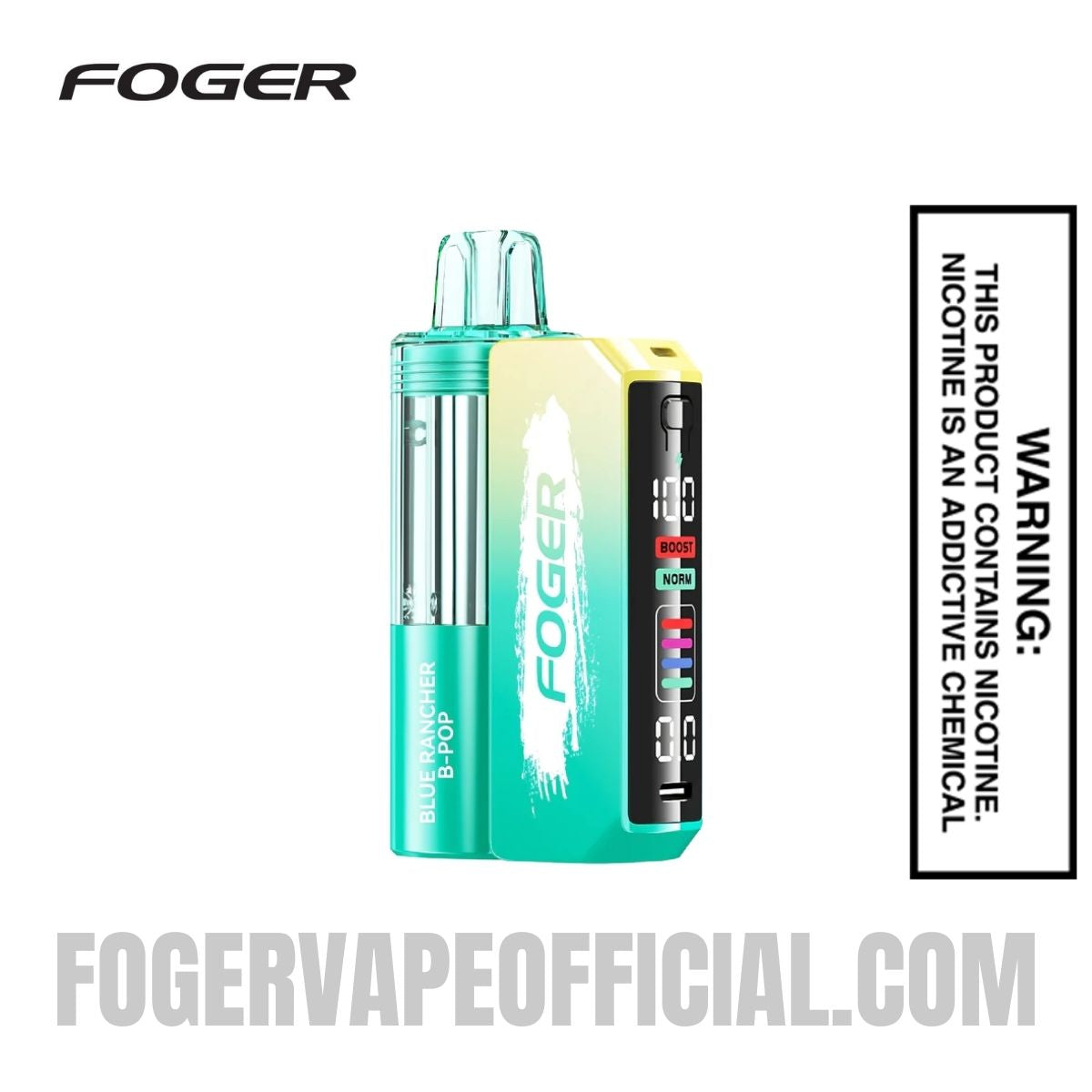 Blue Rancher B-POP Foger Switch Pro Vape Kit 30K Puffs Blue Rancher B-POP Foger Switch Pro Vape Kit 30K Puffs