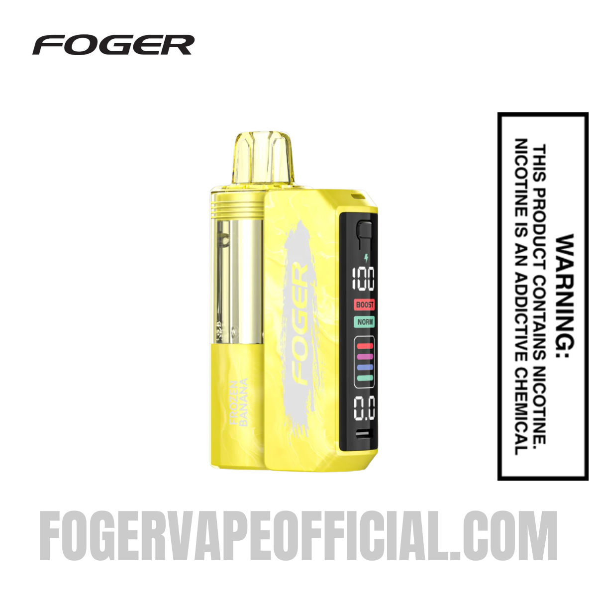 Frozen Banana Foger Switch Pro Vape Kit 30K Puffs Frozen Banana Foger Switch Pro Vape Kit 30K Puffs