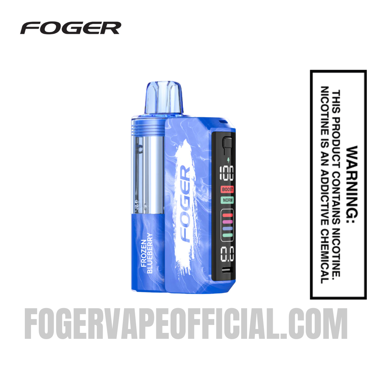 Frozen Blueberry Foger Switch Pro Vape Kit 30K Puffs Frozen Blueberry Foger Switch Pro Vape Kit 30K Puffs