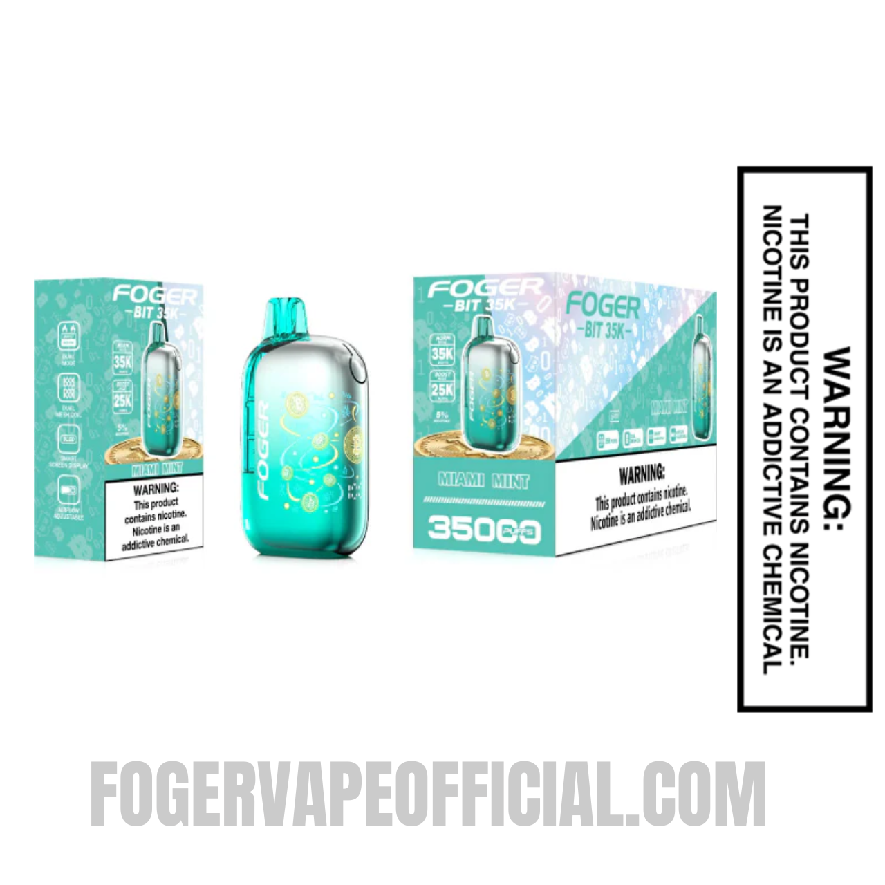 Miami Mint Foger Bit 35K Disposable Vape Miami Mint Foger Bit 35K Disposable Vape