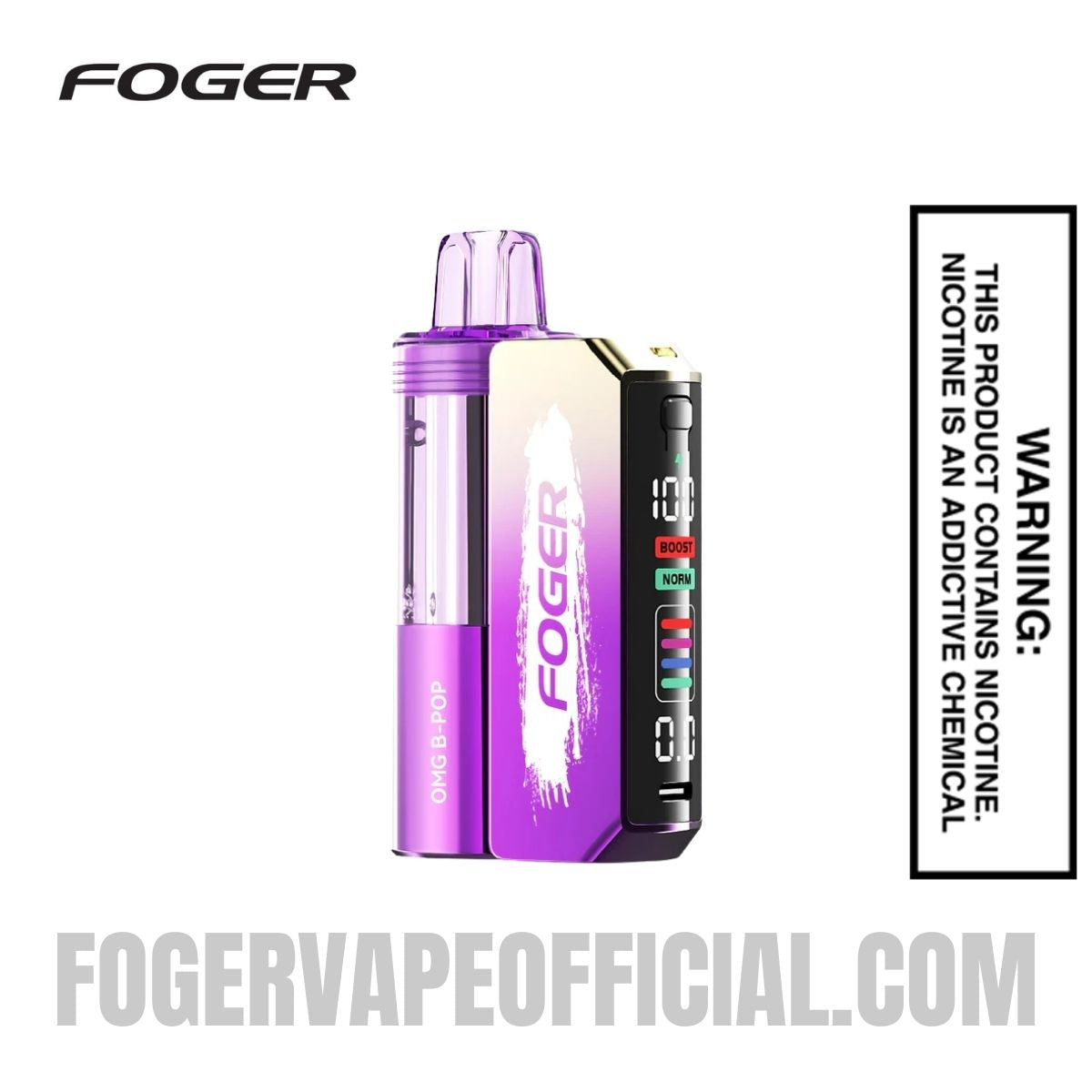 OMG B-POP Foger Switch Pro Vape Kit 30K Puffs OMG B-POP Foger Switch Pro Vape Kit 30K Puffs