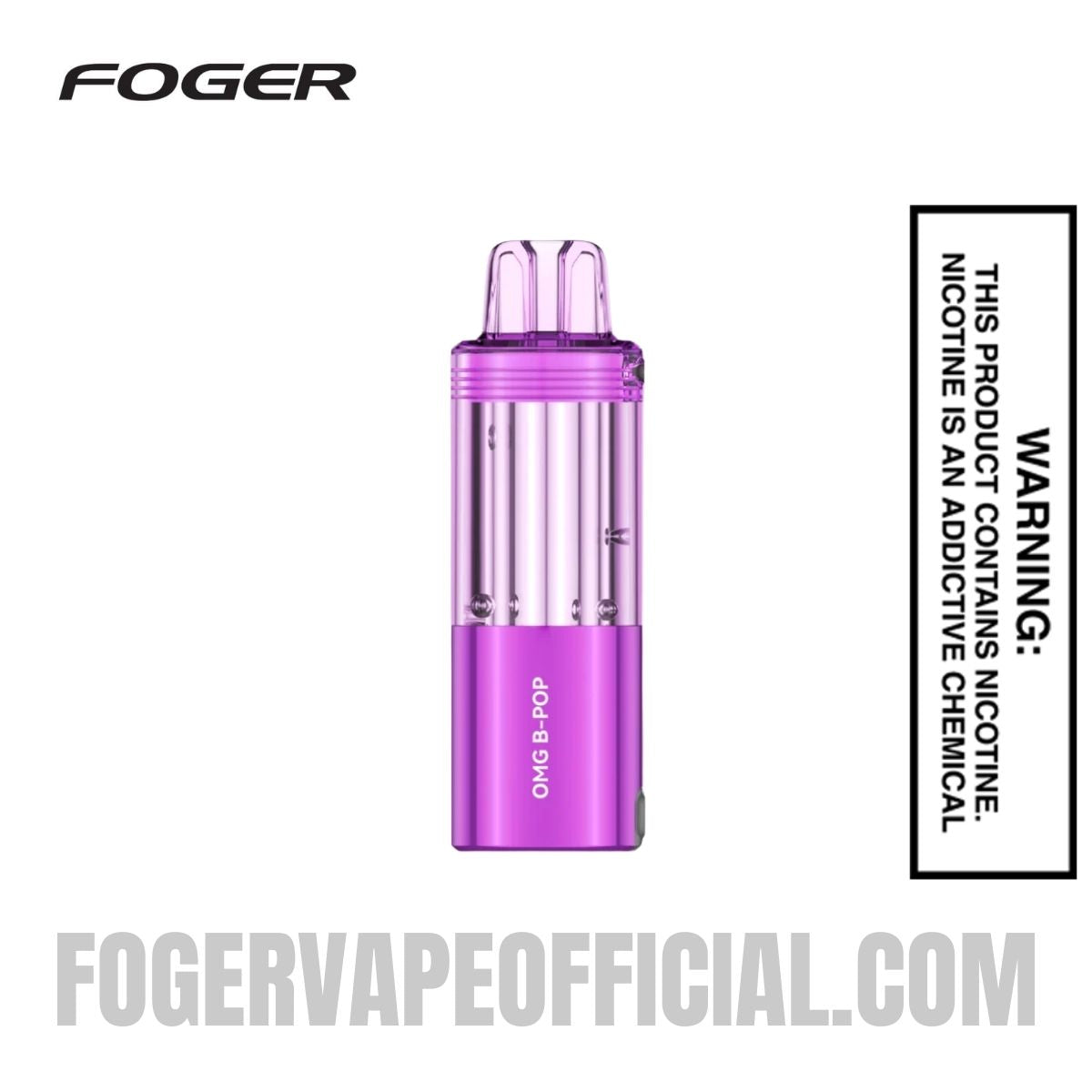 OMG B-POP Foger Switch Pro 30K Disposable Pod OMG B-POP Foger Switch Pro 30K Disposable Pod