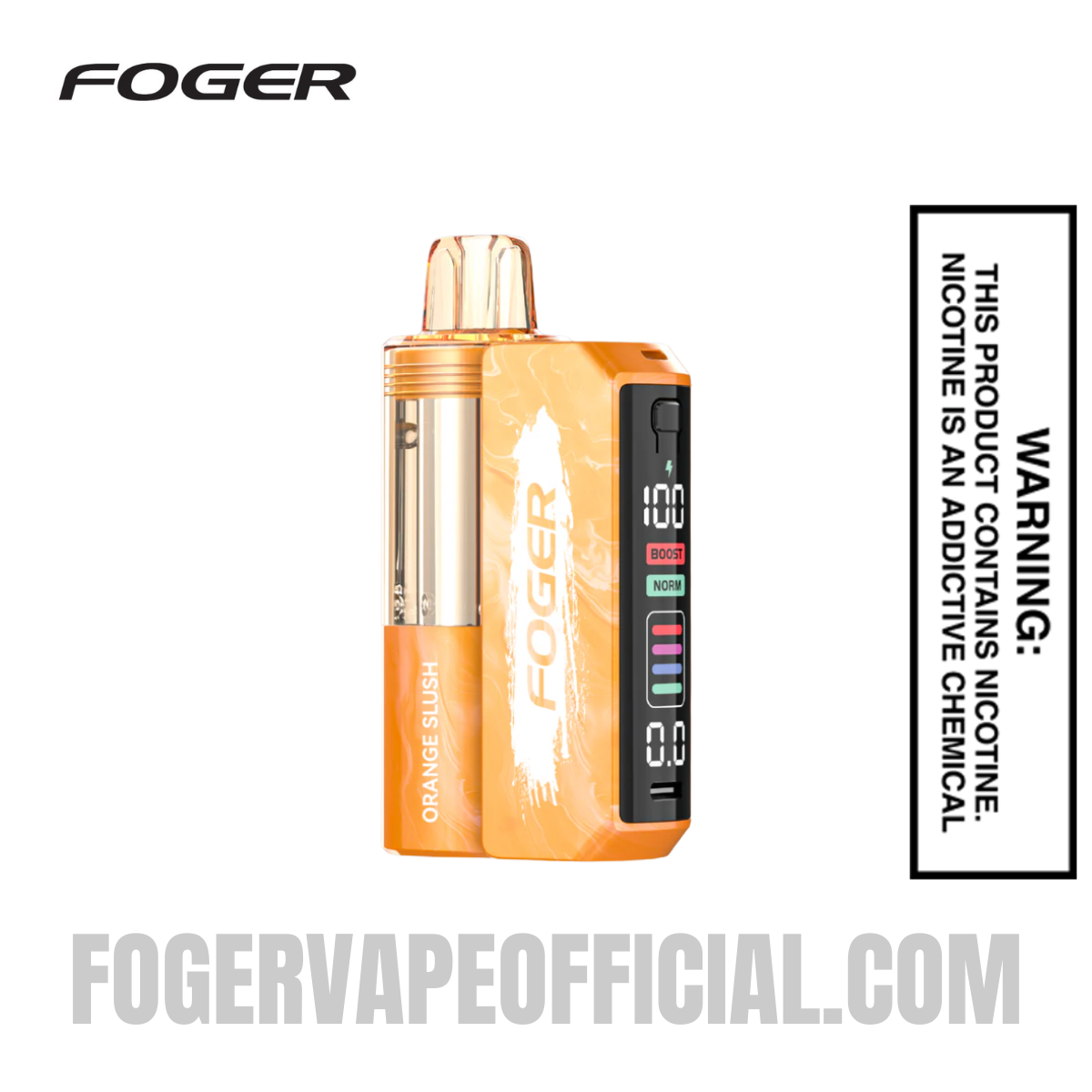 Orange Slush Foger Switch Pro Vape Kit 30K Puffs Orange Slush Foger Switch Pro Vape Kit 30K Puffs