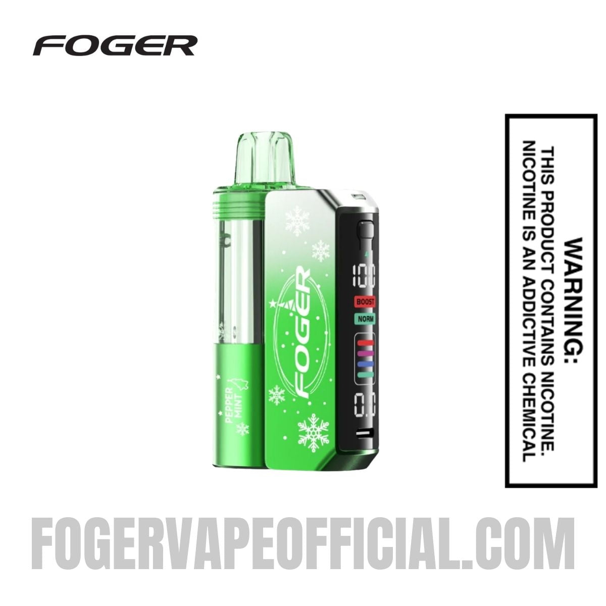 Peppermint Foger Switch Pro Vape Kit 30K Puffs Peppermint Foger Switch Pro Vape Kit 30K Puffs