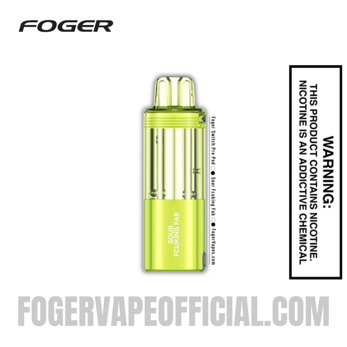 Sour Fcuking Fab Foger Switch Pro 30K Disposable Pod Sour Fcuking Fab Foger Switch Pro 30K Disposable Pod