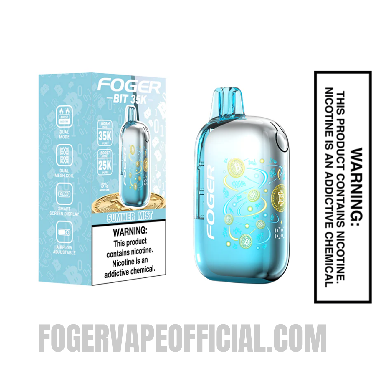Summer Mist Foger Bit 35K Disposable Vape Summer Mist Foger Bit 35K Disposable Vape