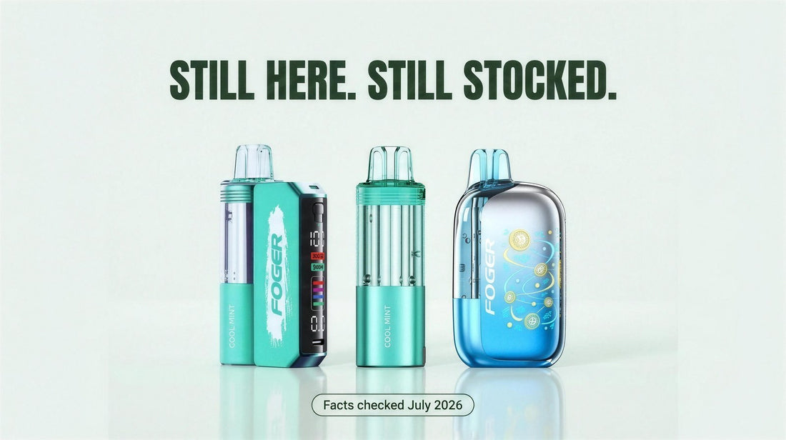 why are foger vapes sold out Is Discontinued or Banned? 2026 Facts Flavor:Strawberry Coconut 100ml vape liquid Blue Razz Ice Hyde