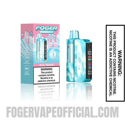 Blue Dragon Foger Switch Pro Vape Kit with retail packaging