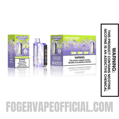 Blue Sour Raspberry Foger Switch Pro Vape Kit device with single and multi pack packaging