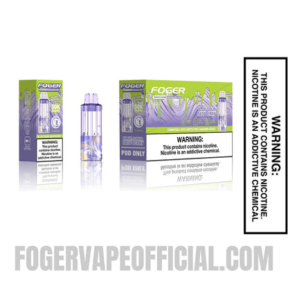 Blue Sour Raspberry Foger Switch Pro Disposable Pod device with single and multi pack packaging