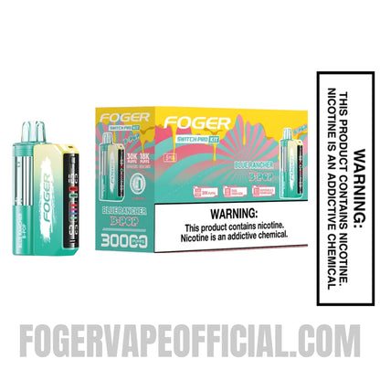 Blue Rancher B-POP Foger Switch Pro Vape Kit 30K Puffs Blue Rancher B-POP Foger Switch Pro Vape Kit 30K Puffs