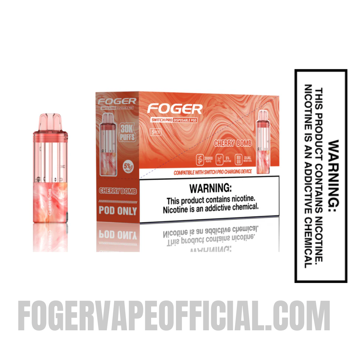 Cherry Bomb Foger Switch Pro 30K Disposable Pod