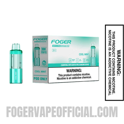 Cool Mint Foger Switch Pro 30K Disposable Pod With Bundle Pack