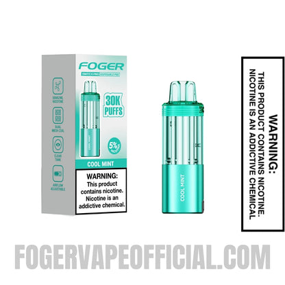 Cool Mint Foger Switch Pro 30K Disposable Pod With Package Box