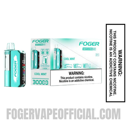 Cool Mint Foger Switch Pro Vape Kit 30K Puffs With Bundle Box