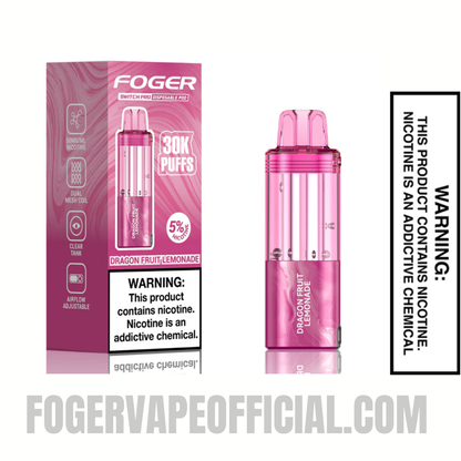Dragon Fruit Lemonade Foger Switch Pro 30K Disposable Pod