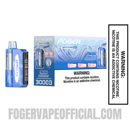 Frozen Blueberry Foger Switch Pro Vape Kit 30K Puffs