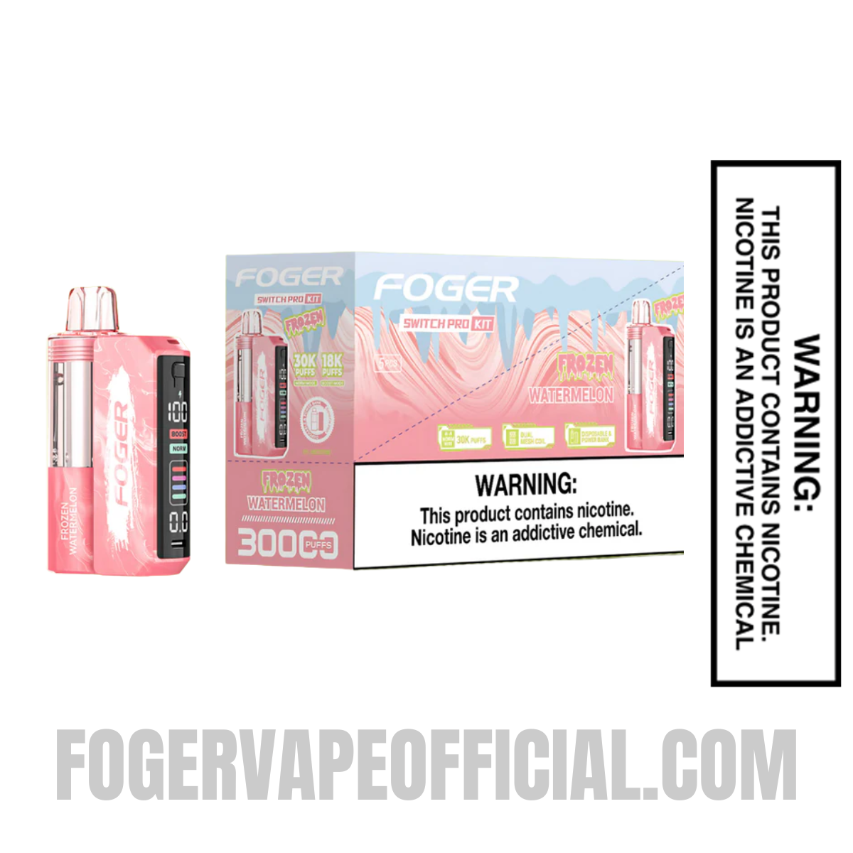 Frozen Watermelon Foger Switch Pro Vape Kit 30K Puffs