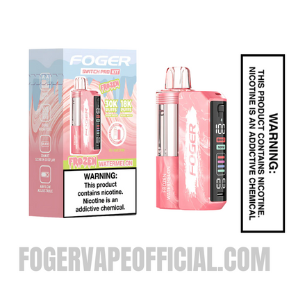 Frozen Watermelon Foger Switch Pro Vape Kit 30K Puffs