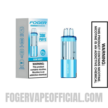 Gum Mint Foger Switch Pro 30K Disposable Pod With Package Box