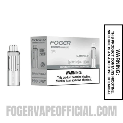 Gummy Bear Foger Switch Pro 30K Disposable Pod With Bundle Pack