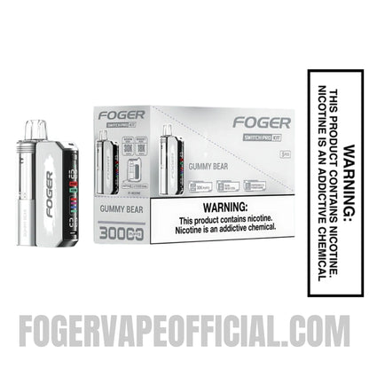 Gummy Bear Foger Switch Pro Vape Kit 30K Puffs With Bundle Box