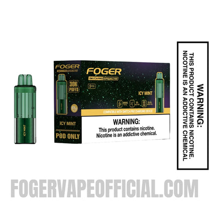 Icy Mint Foger Switch Pro 30K Disposable Pod With Bundle Pack