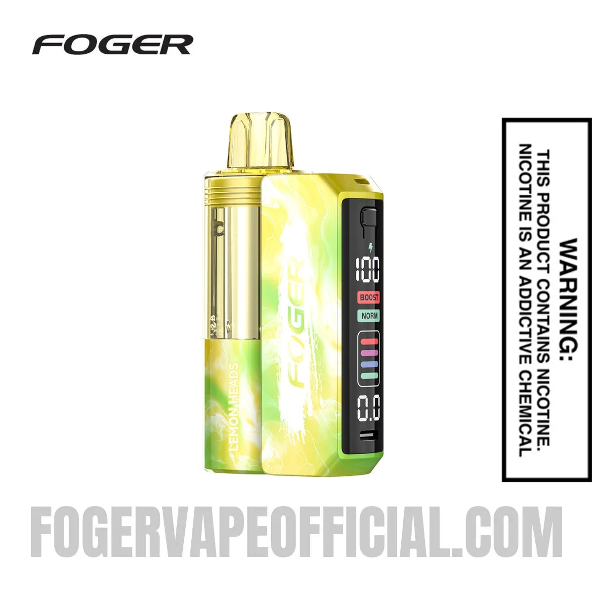 Lemon Heads Foger Switch Pro Vape Kit 30K puffs device