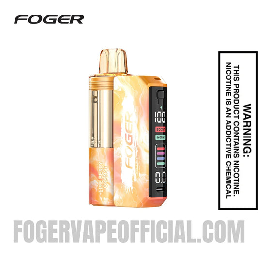 Lime Berry Orange Foger Switch Pro Vape Kit 30K puffs device
