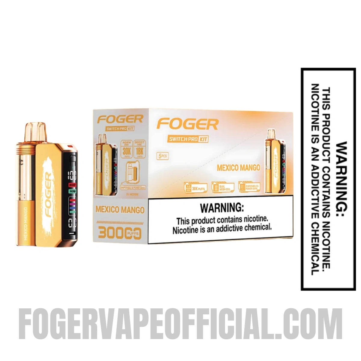 Mexico Mango Foger Switch Pro Vape Kit 30K Puffs