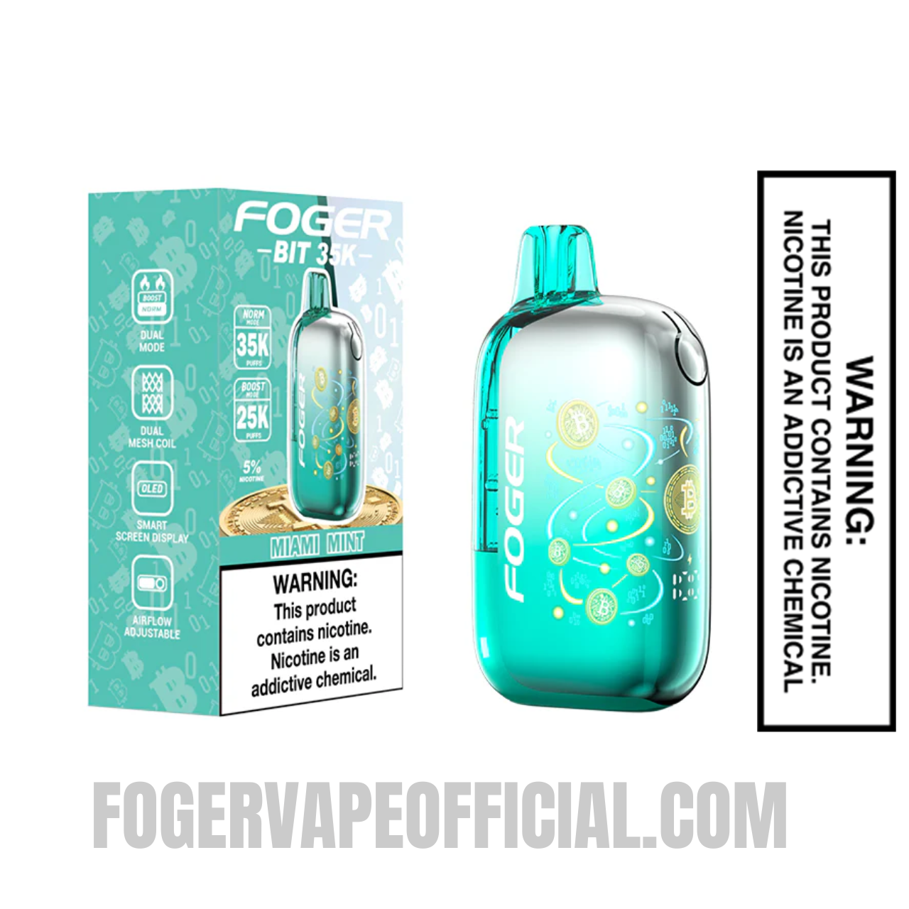 Miami Mint Foger Bit 35K Disposable Vape