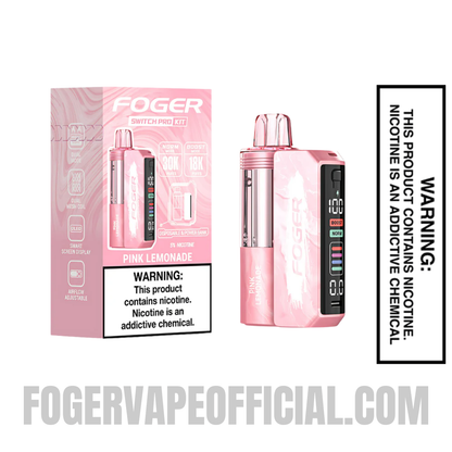 Pink Lemonade Foger Switch Pro Kit 30K Puffs