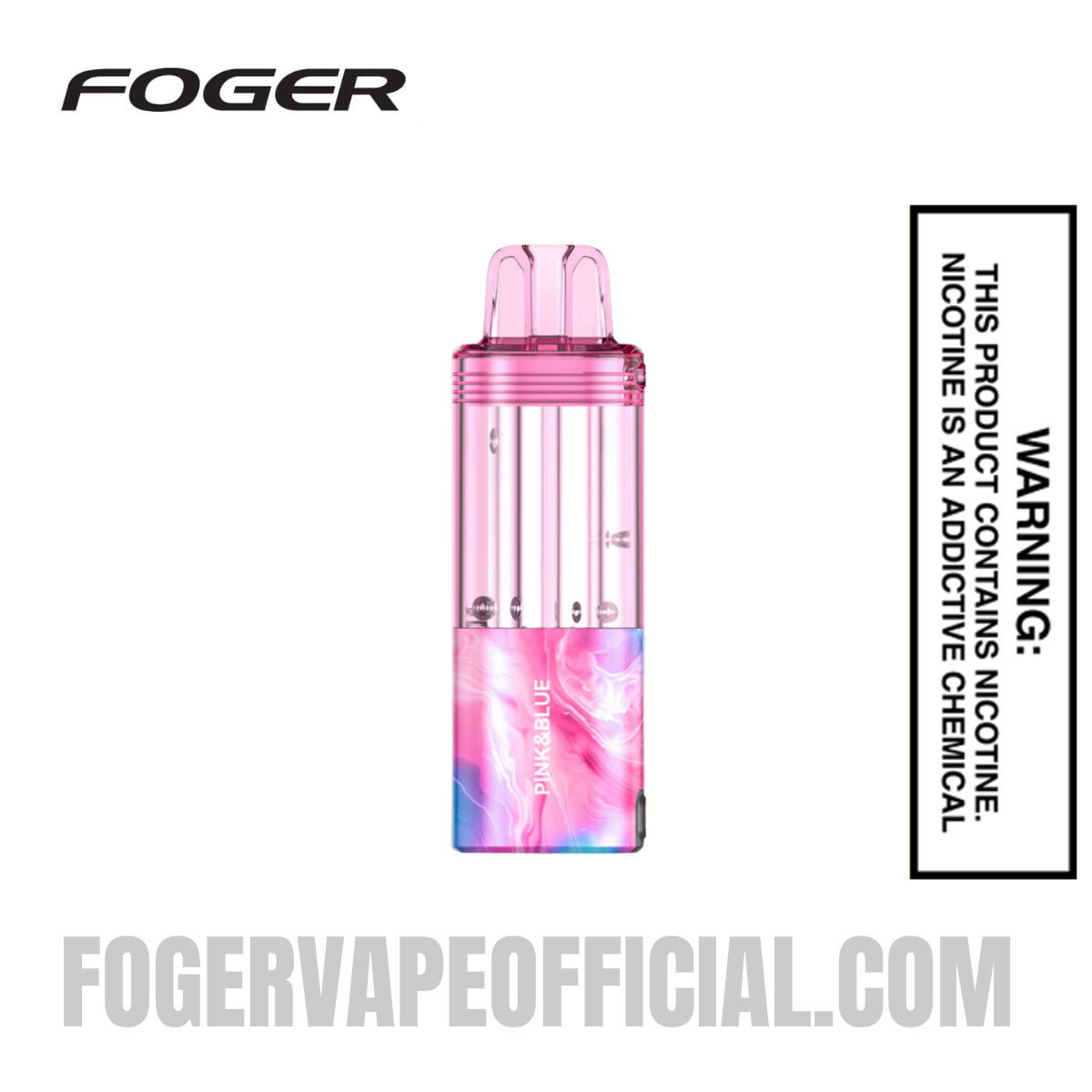 pink and blue foger flavor Pink & Blue Foger Switch Pro 30K Disposable Pod