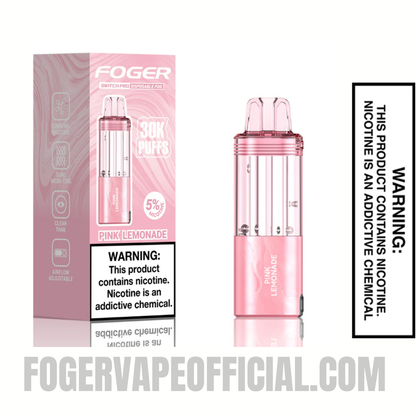 Pink Lemonade Foger Switch Pro 30K Disposable Pod