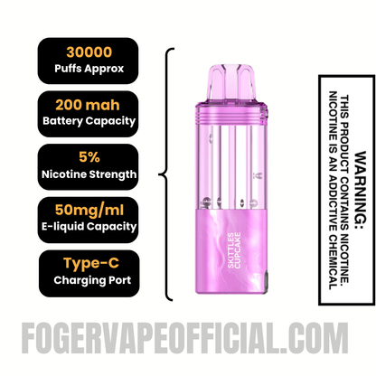 Skittles Cupcake Foger Switch Pro 30K Disposable Pod