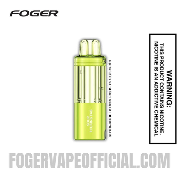 Sour Fcuking Fab Foger Switch Pro 30K Disposable Pod Sour Fcuking Fab Foger Switch Pro 30K Disposable Pod