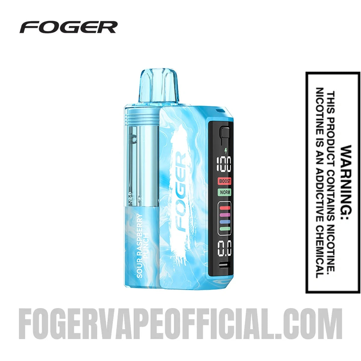 Sour Raspberry Punch Foger Switch Pro Vape Kit 30K puffs device