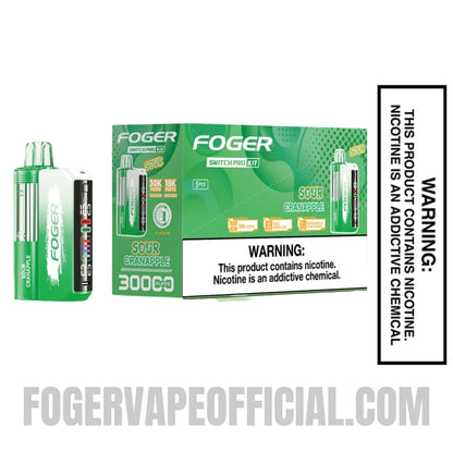 Sour Cranapple Foger Switch Pro Vape Kit 30K Puffs