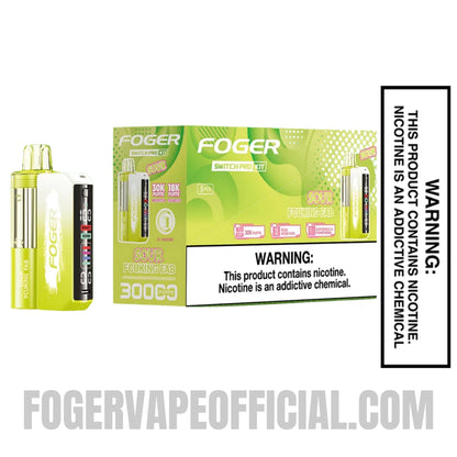 Sour Fcuking Fab Foger Switch Pro Vape Kit 30K Puffs