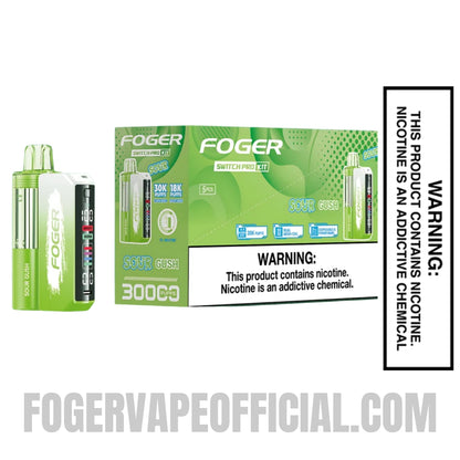 Sour Gush Foger Switch Pro Vape Kit 30K Puffs With Bundle Pack
