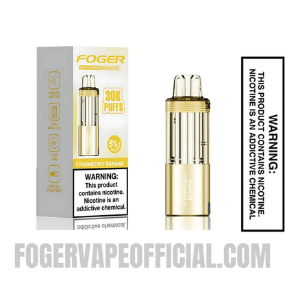 Strawberry Banana Foger Switch Pro 30K Disposable Pod with Package Box
