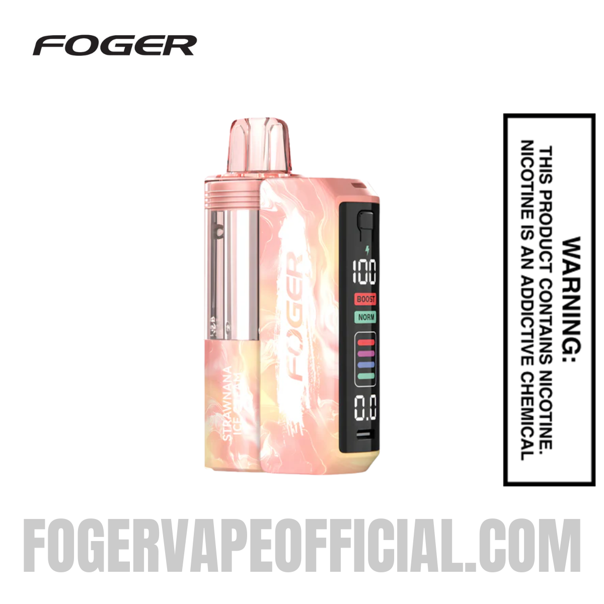 Strawnana Ice Cream Foger Switch Pro 30K Disposable Vape Kit