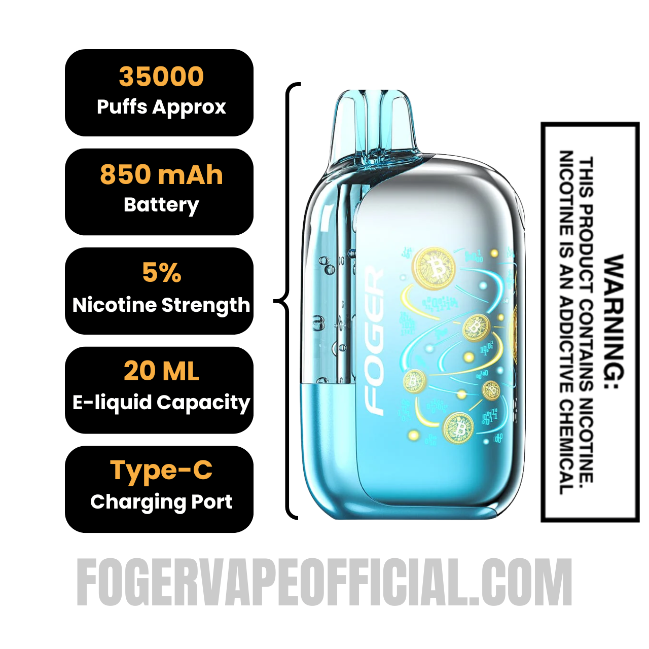 Summer Mist Foger Bit 35K Disposable Vape