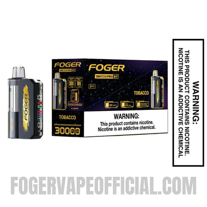 Tobacco Foger Switch Pro Vape Kit 30K Puffs