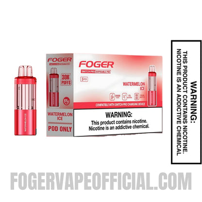 Watermelon Ice Foger Switch Pro 30K Disposable Pod with Bundle Box