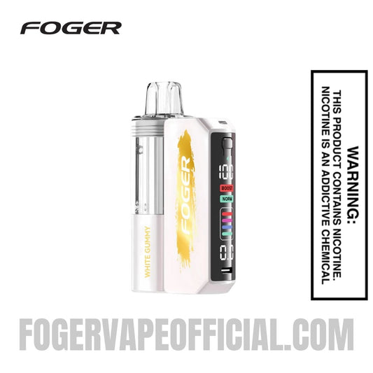 
White Gummy Foger Switch Pro Vape Kit 30K Puffs
