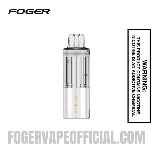 White Gummy Foger Switch Pro 30K Disposable Pod
