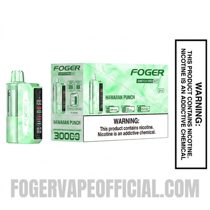 Hawaiian Punch Foger Switch Pro 30K Disposable Vape Kit With Bundle Box